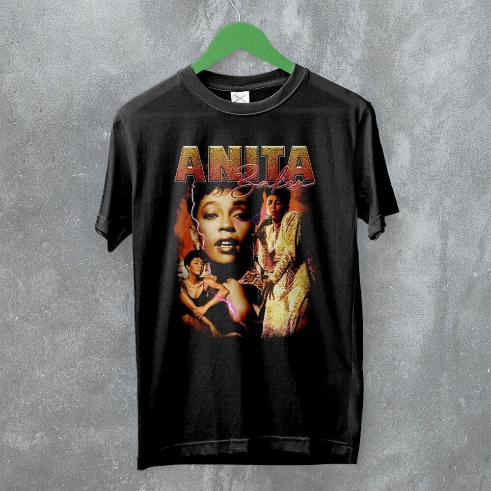 Anita Baker 80s American Soul Singer RB Music Album Graphic Art T-Shirt